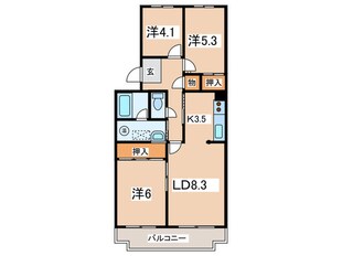 メゾン　ソノベの物件間取画像